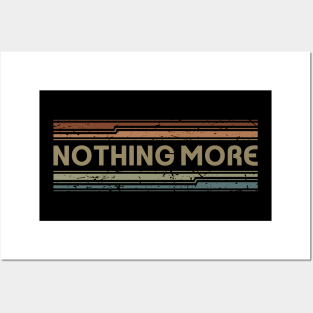Nothing More Retro Lines Posters and Art